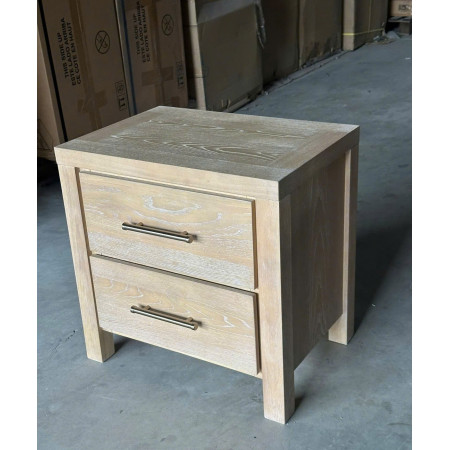 B5822 - 92 : Tủ Đầu Giường 02 Ngăn Kéo - Màu Kem Sứ Nung